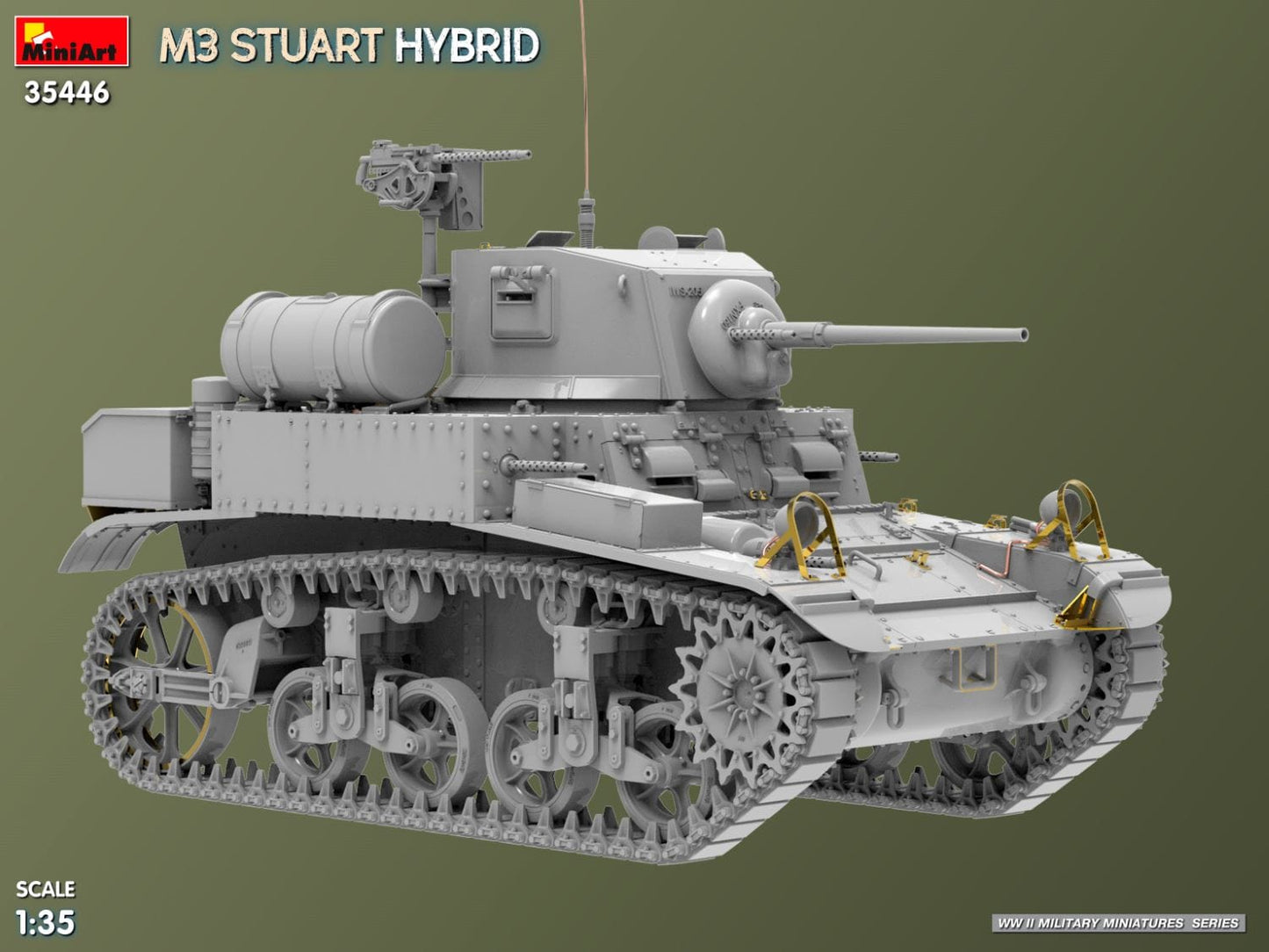 500 - Miniart - 35446 - M3 Stuart Hybrid - digital model