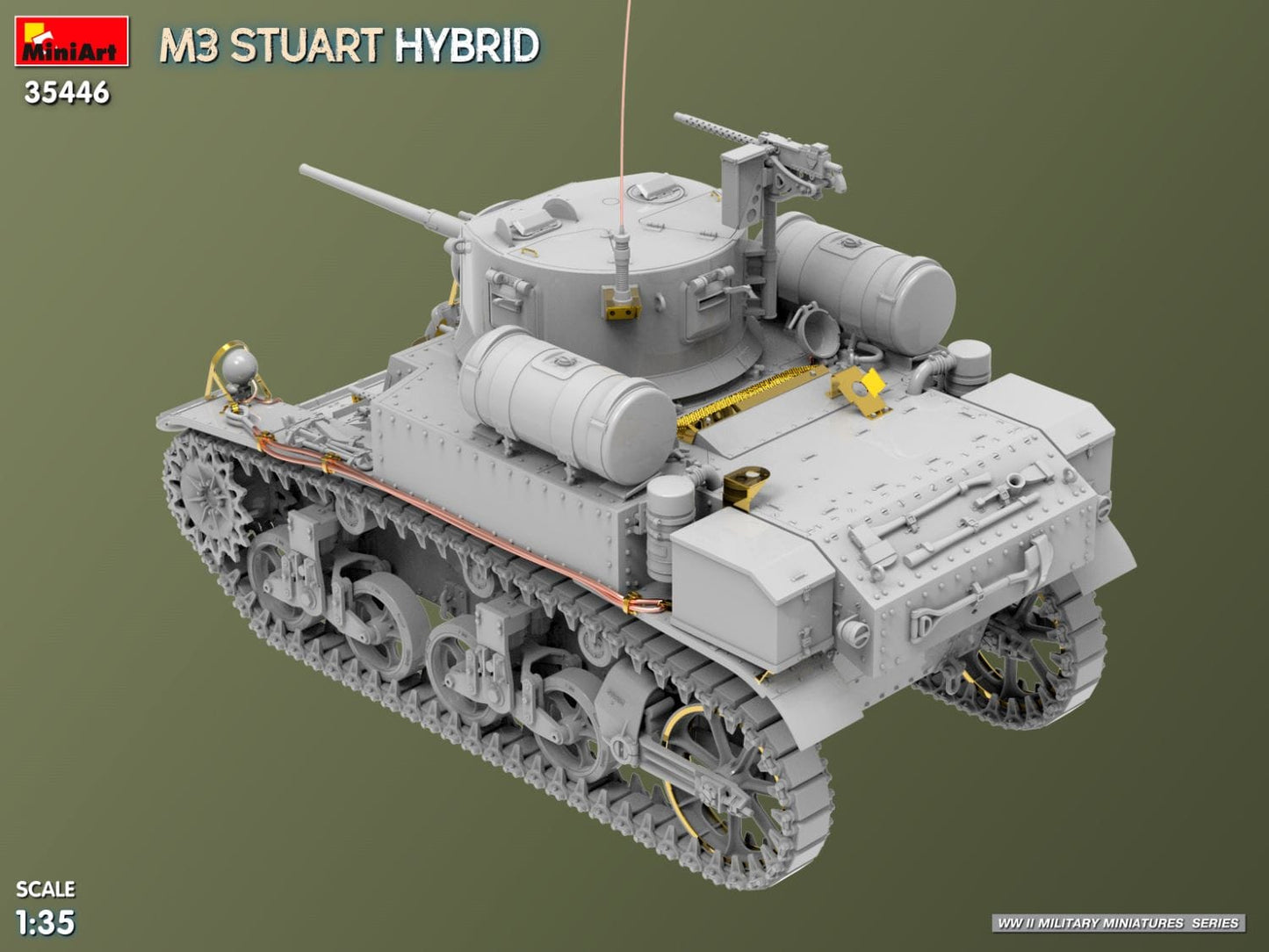 506 - Miniart - 35446 - M3 Stuart Hybrid - digital model