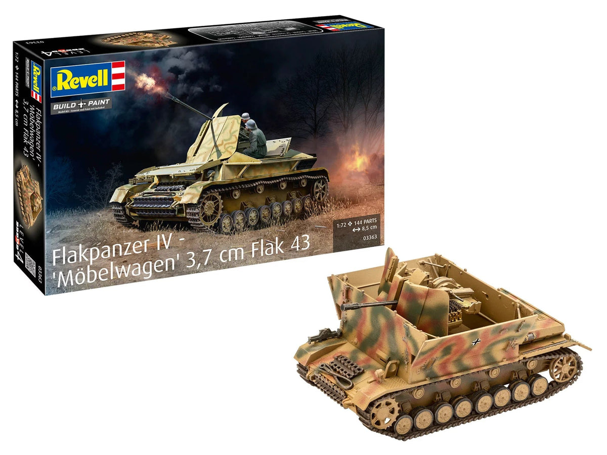 011 - Revell - 03363 - Flakpanzer IV Möbelwagen - secondary image