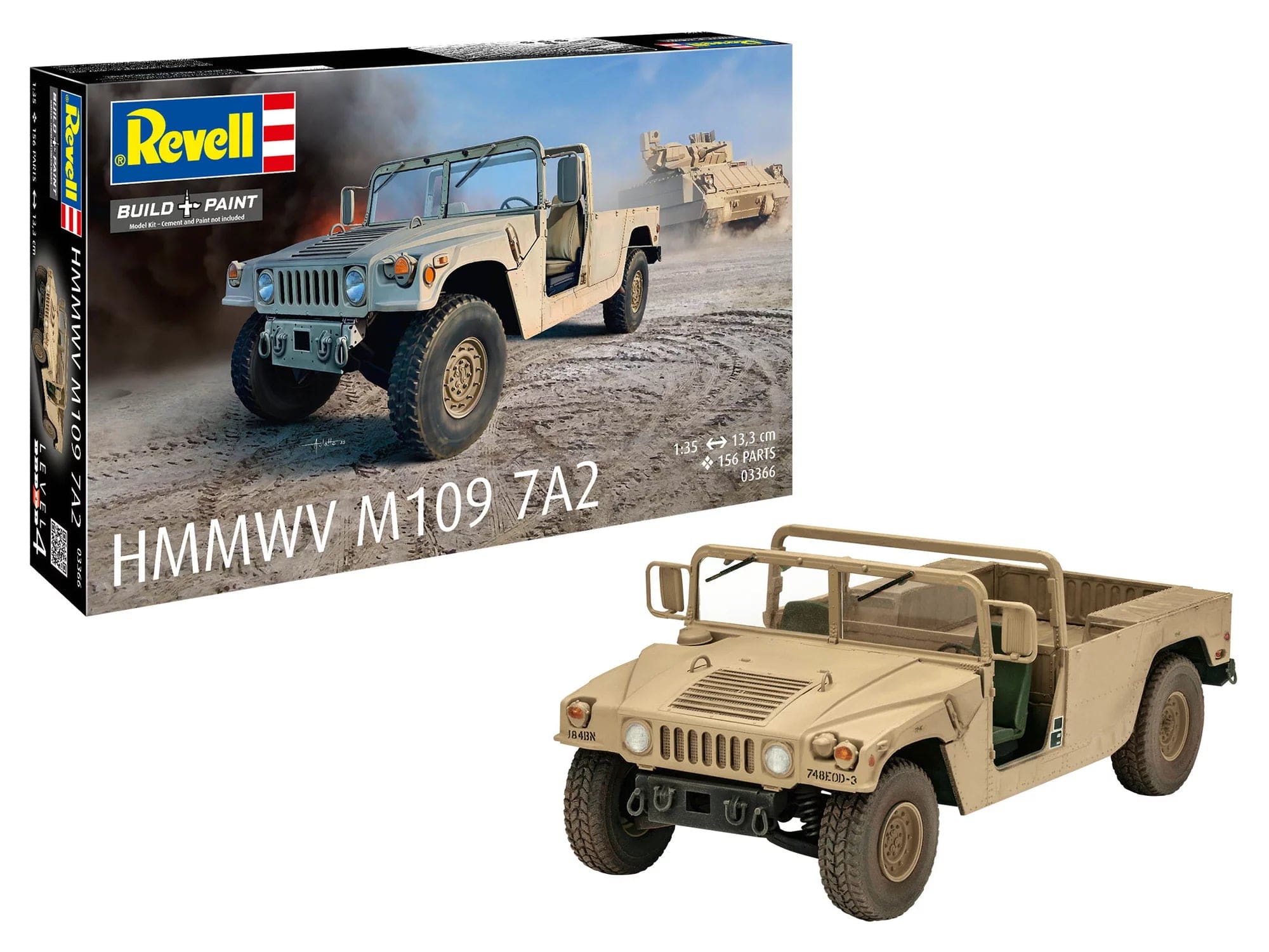 0Revell - 03366 - HMMWV Humvee M1097A2 - secondary image