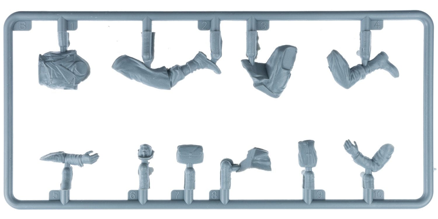 Miniart - 53045 - United States Tank Riders (Winter 1944-45) - sprue