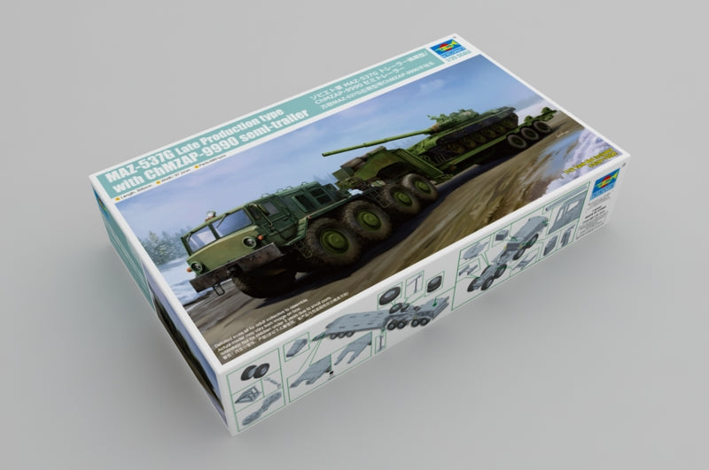 MAZ-537G (late) with ChMZAP-999 Semi Trailer