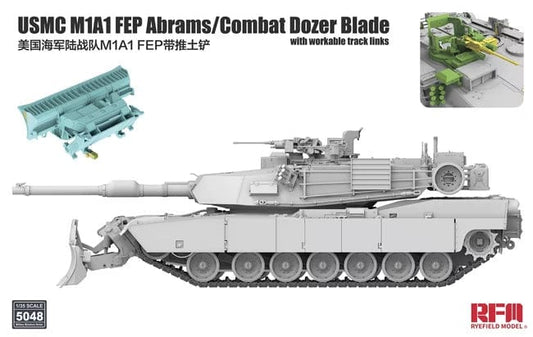 010 - Rye Field Model - 5048 - M1A1 FEP Abrams with Combat Dozer Blade - primary image