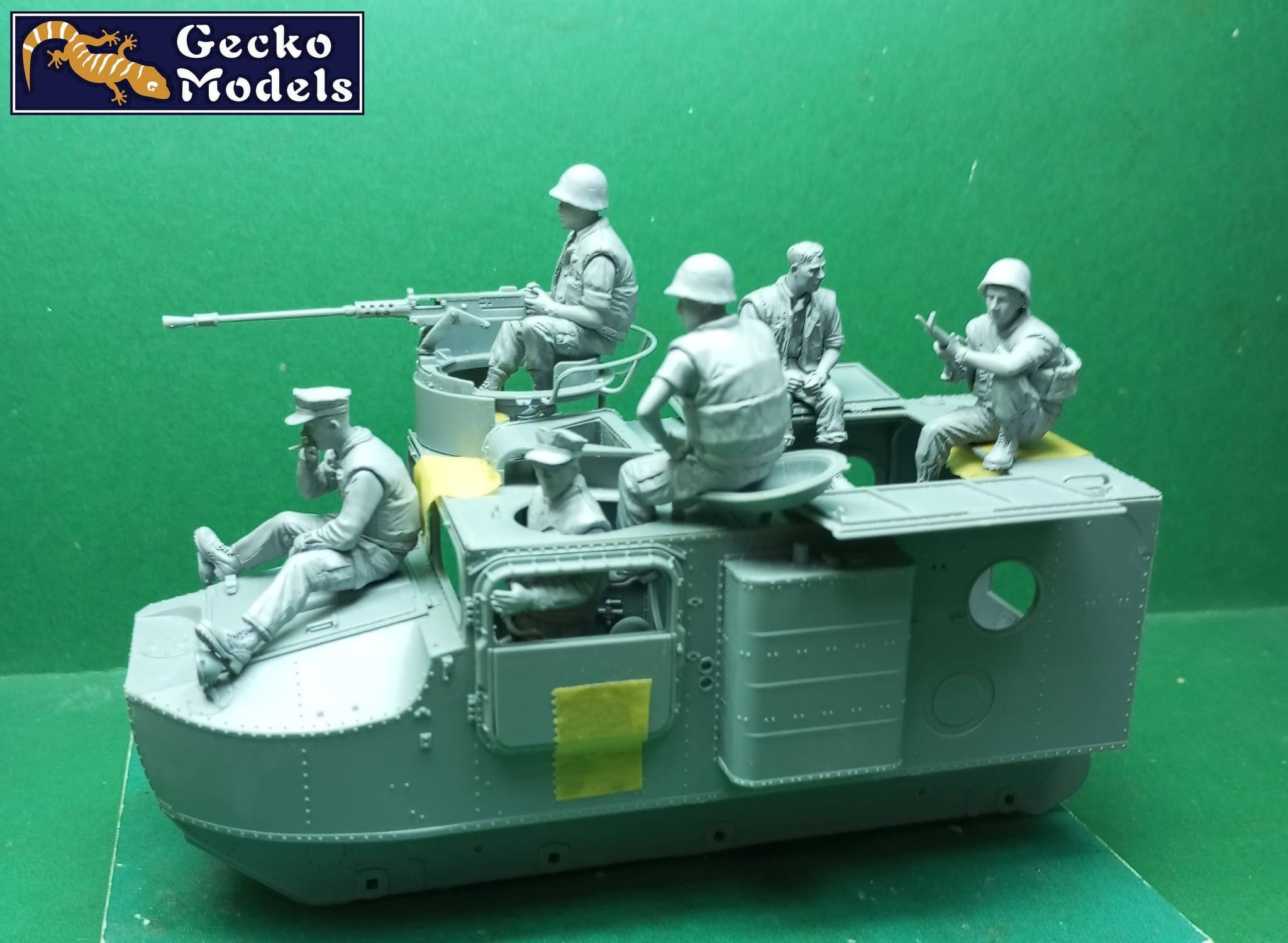 Gecko Models - 35GM0142 - United States Marines M76 Otter Riders - unpainted model