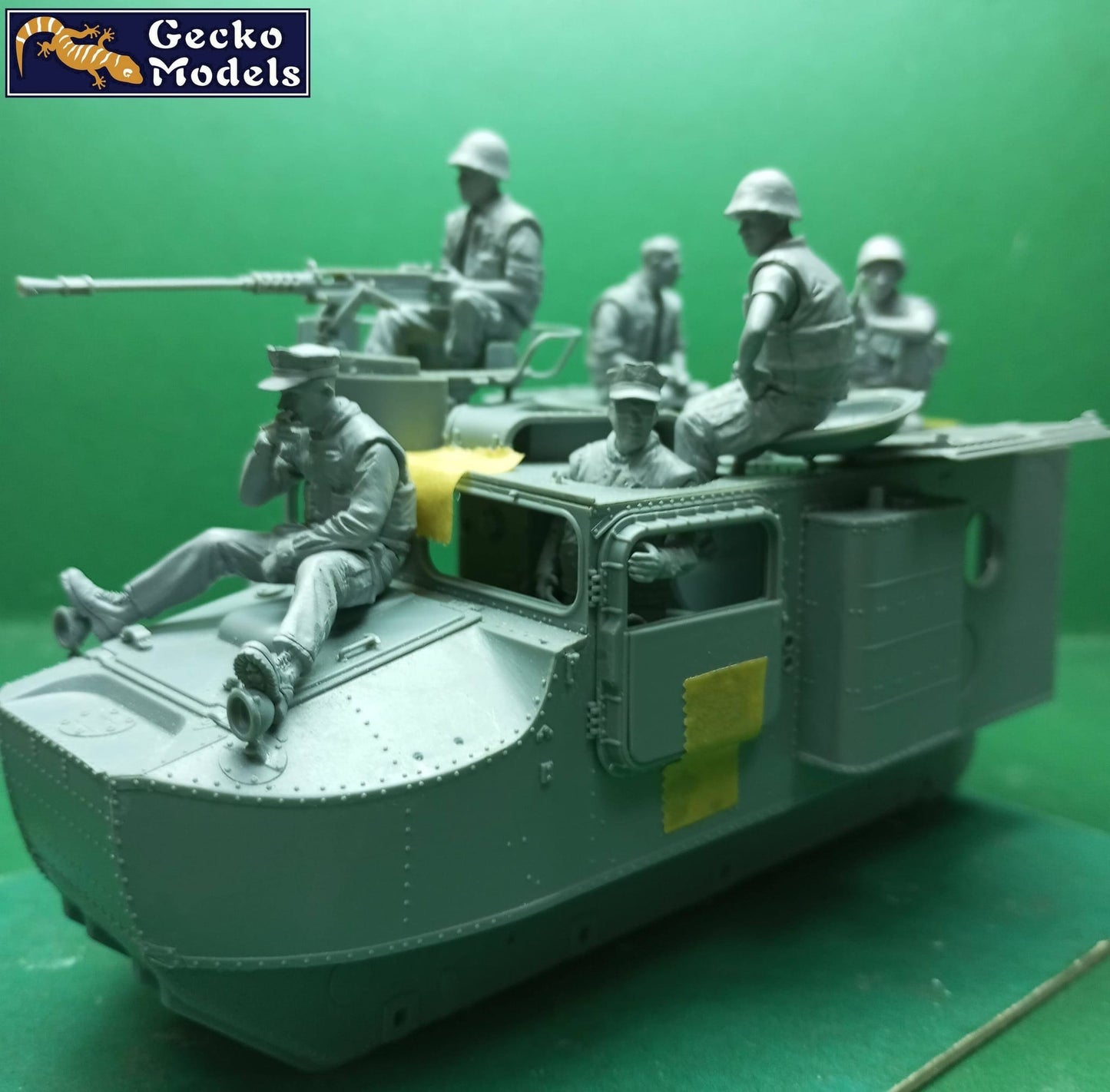 607 - Gecko Models - 35GM0142 - United States Marines M76 Otter Riders - unpainted model