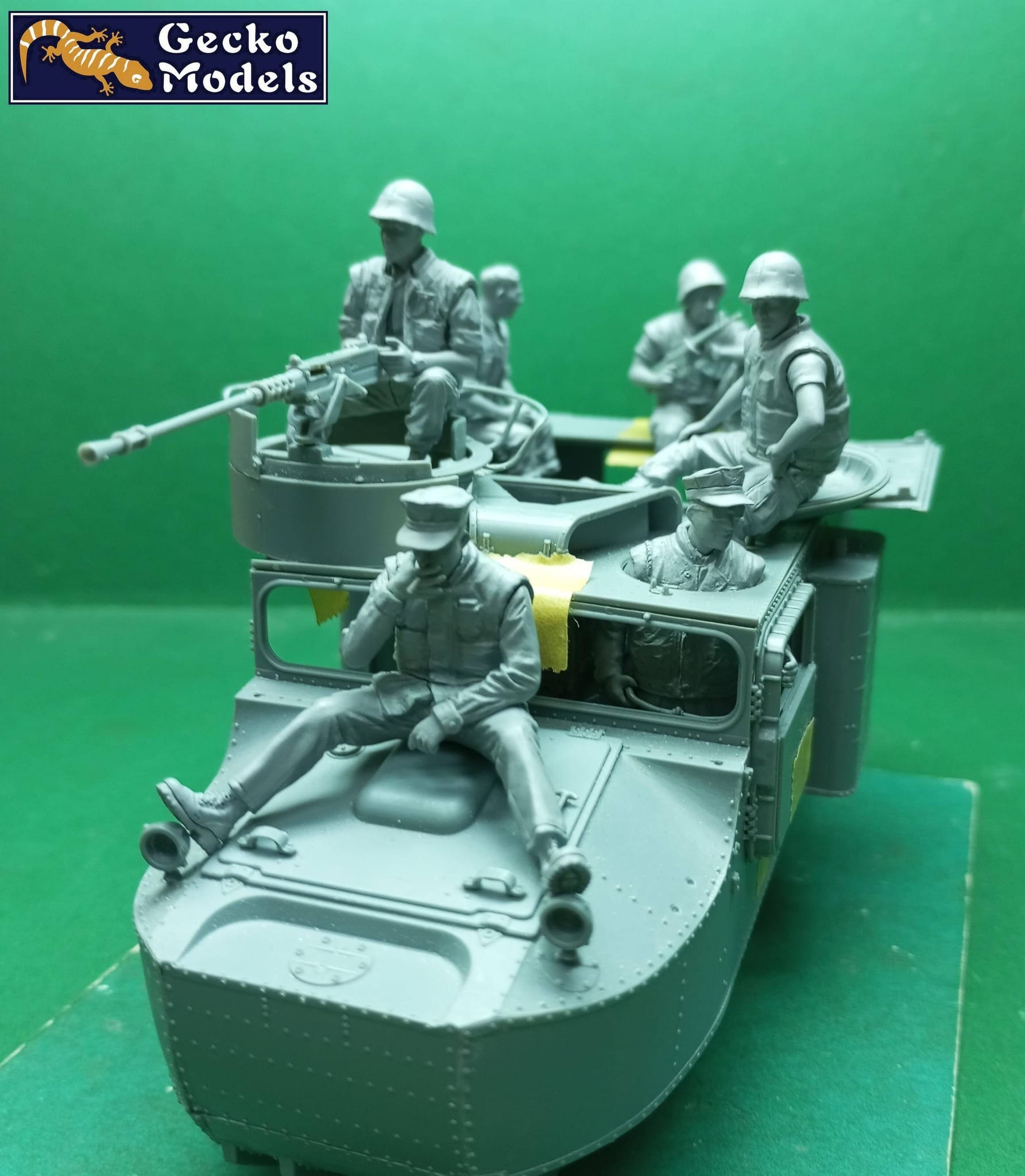 Gecko Models - 35GM0142 - United States Marines M76 Otter Riders - unpainted model