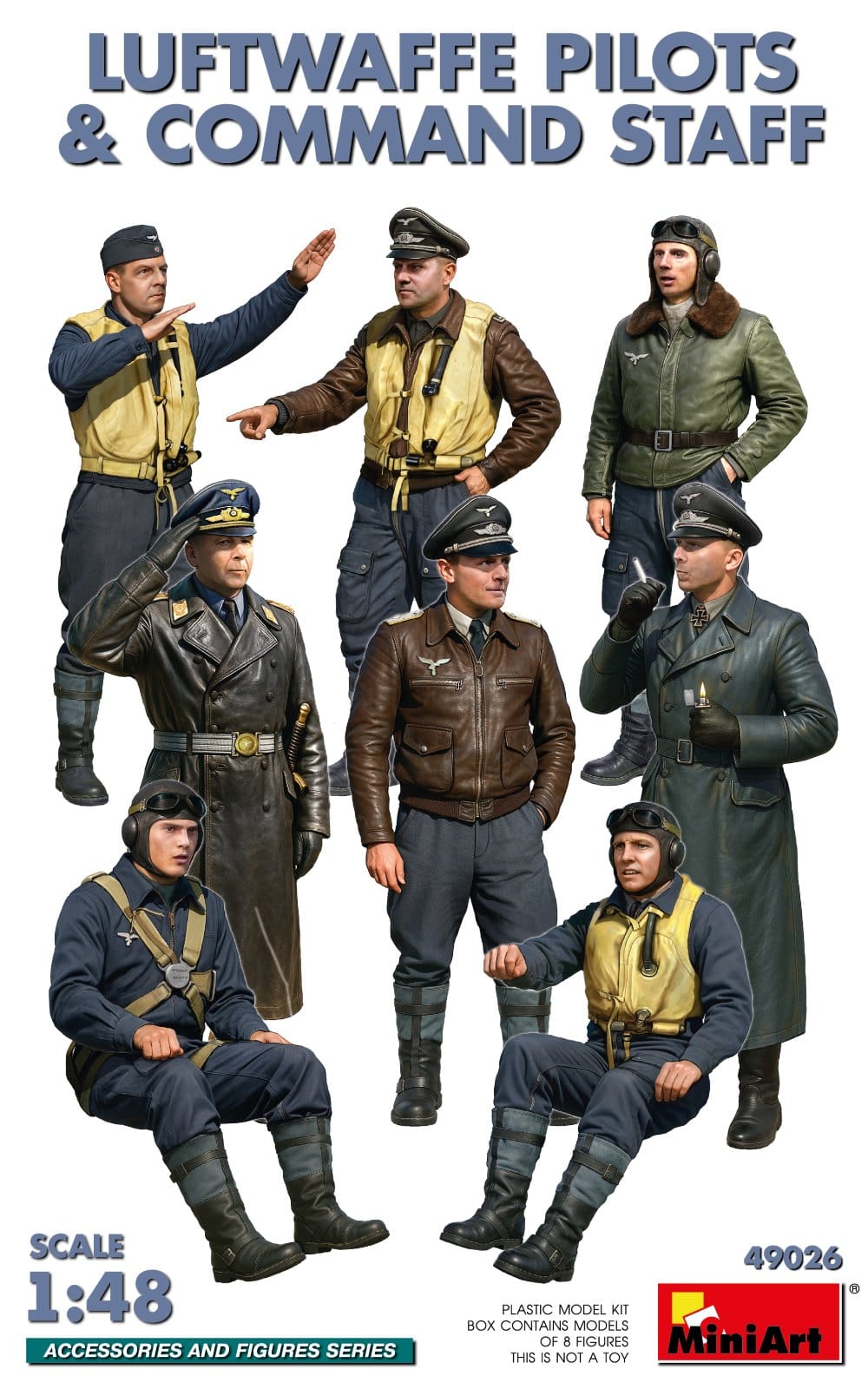 010 - Miniart - 49026 - German Pilots and Command Staff - primary image