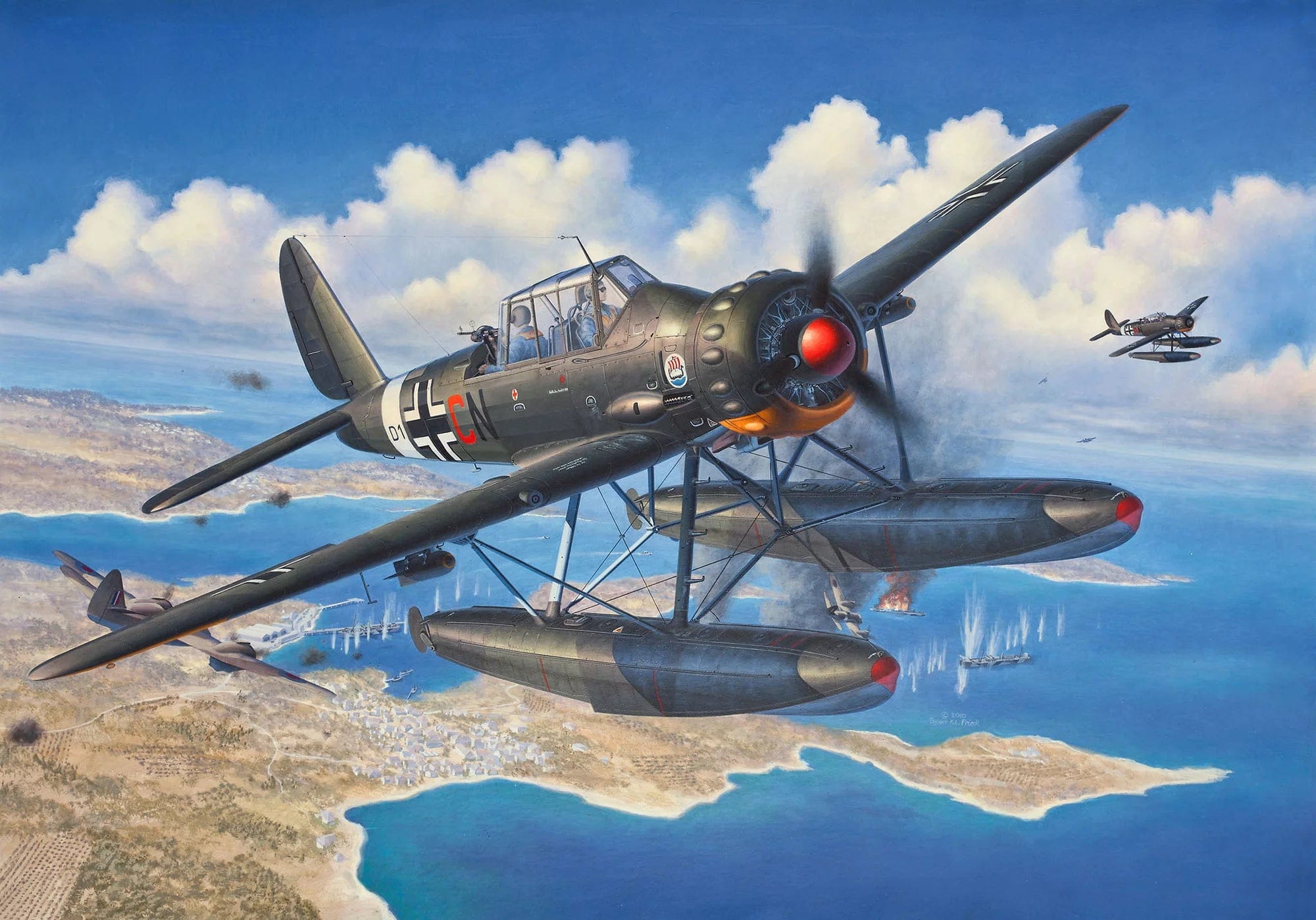 Revell - 03787 - Arado Ar 196 A-3 - box art