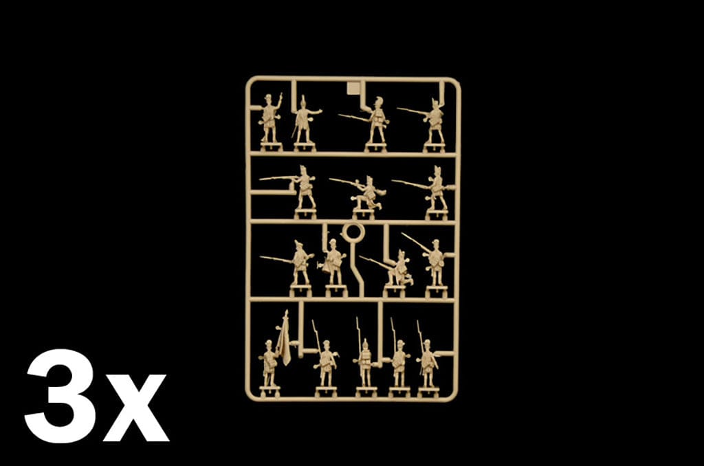 Italeri - 6093 - Austrian Line Infantry (1798-1805) - sprue