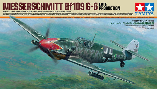 010 - Tamiya - 61128 - Messerschmitt Bf 109 G-6 (late) - primary image