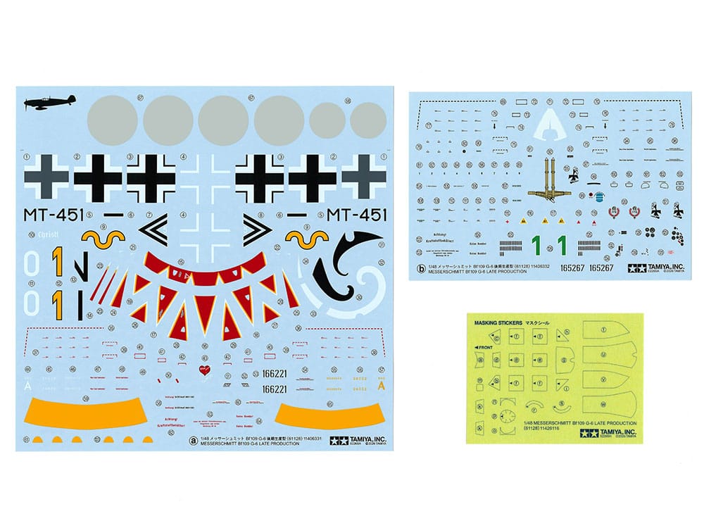 Tamiya - 61128 - Messerschmitt Bf 109 G-6 (late) - painted model