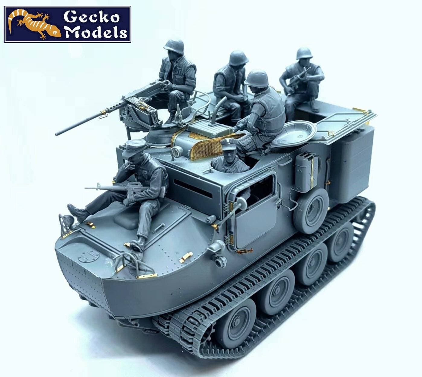 Gecko Models - 35GM0142 - United States Marines M76 Otter Riders - unpainted model