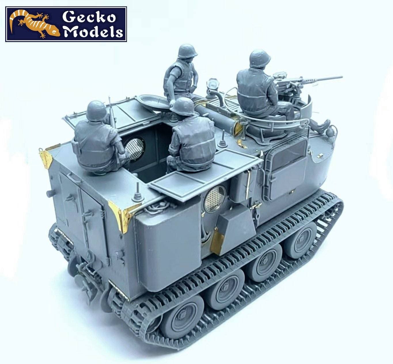 Gecko Models - 35GM0142 - United States Marines M76 Otter Riders - unpainted model