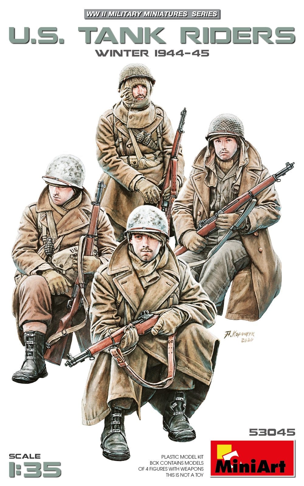 010 - Miniart - 53045 - United States Tank Riders (Winter 1944-45) - primary image