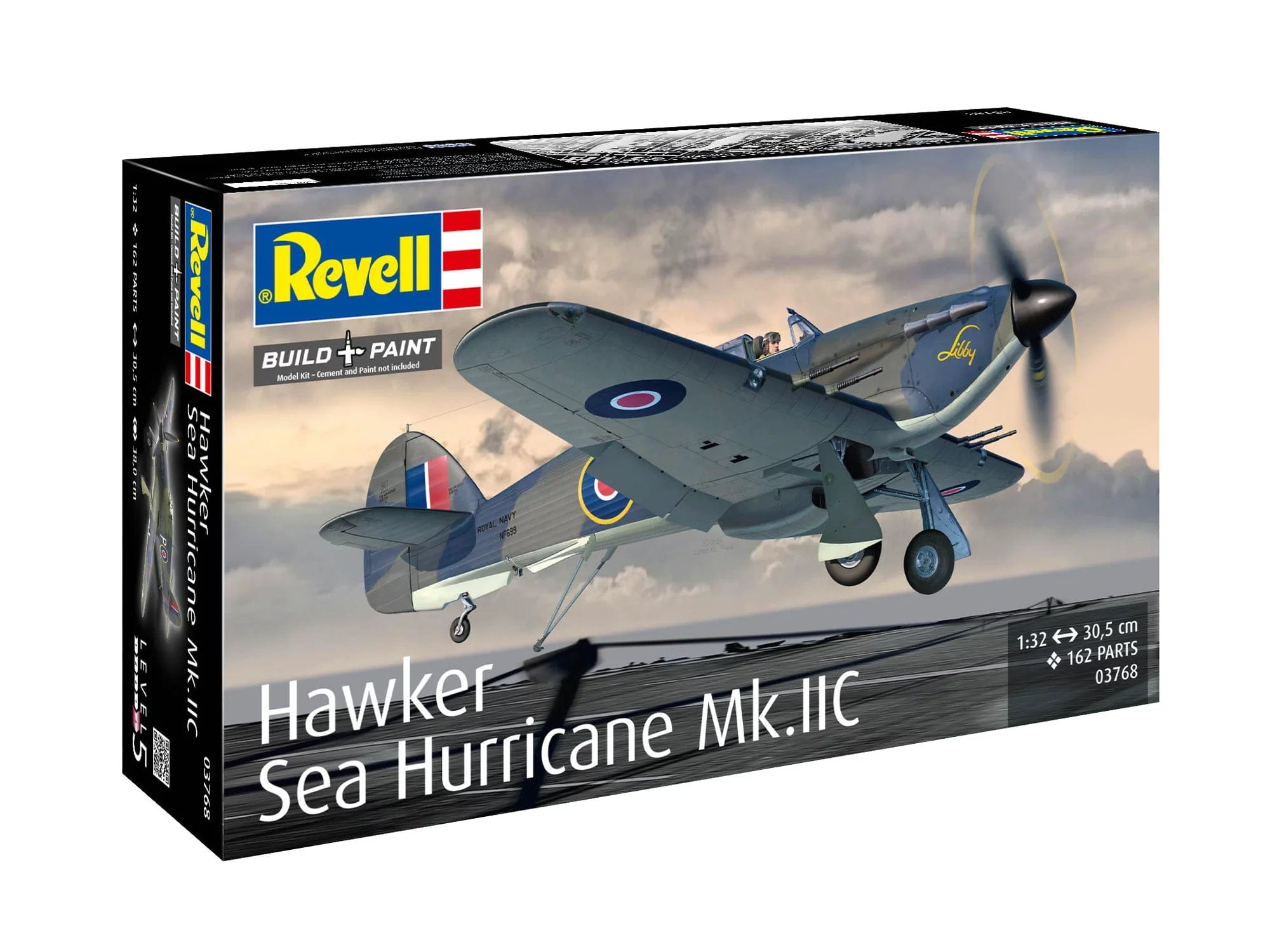 Revell - 03768 - Hawker Sea Hurricane Mk IIc - box front left angle