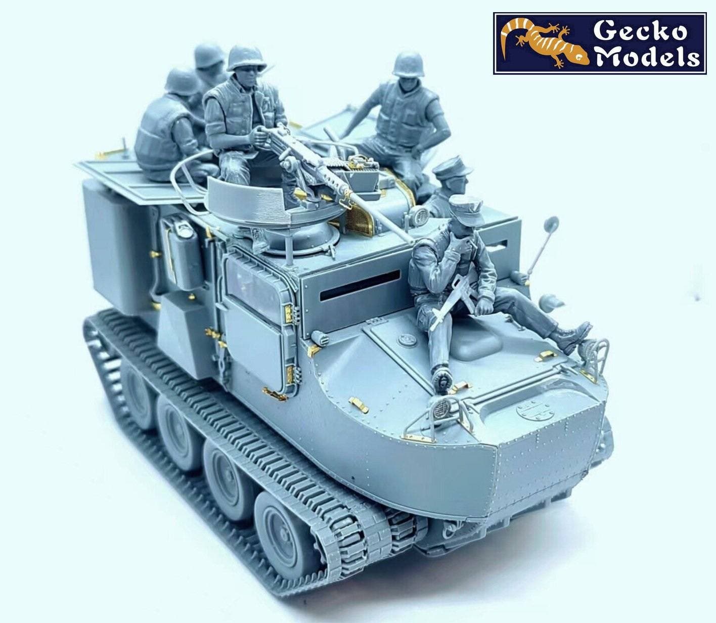 Gecko Models - 35GM0142 - United States Marines M76 Otter Riders - unpainted model