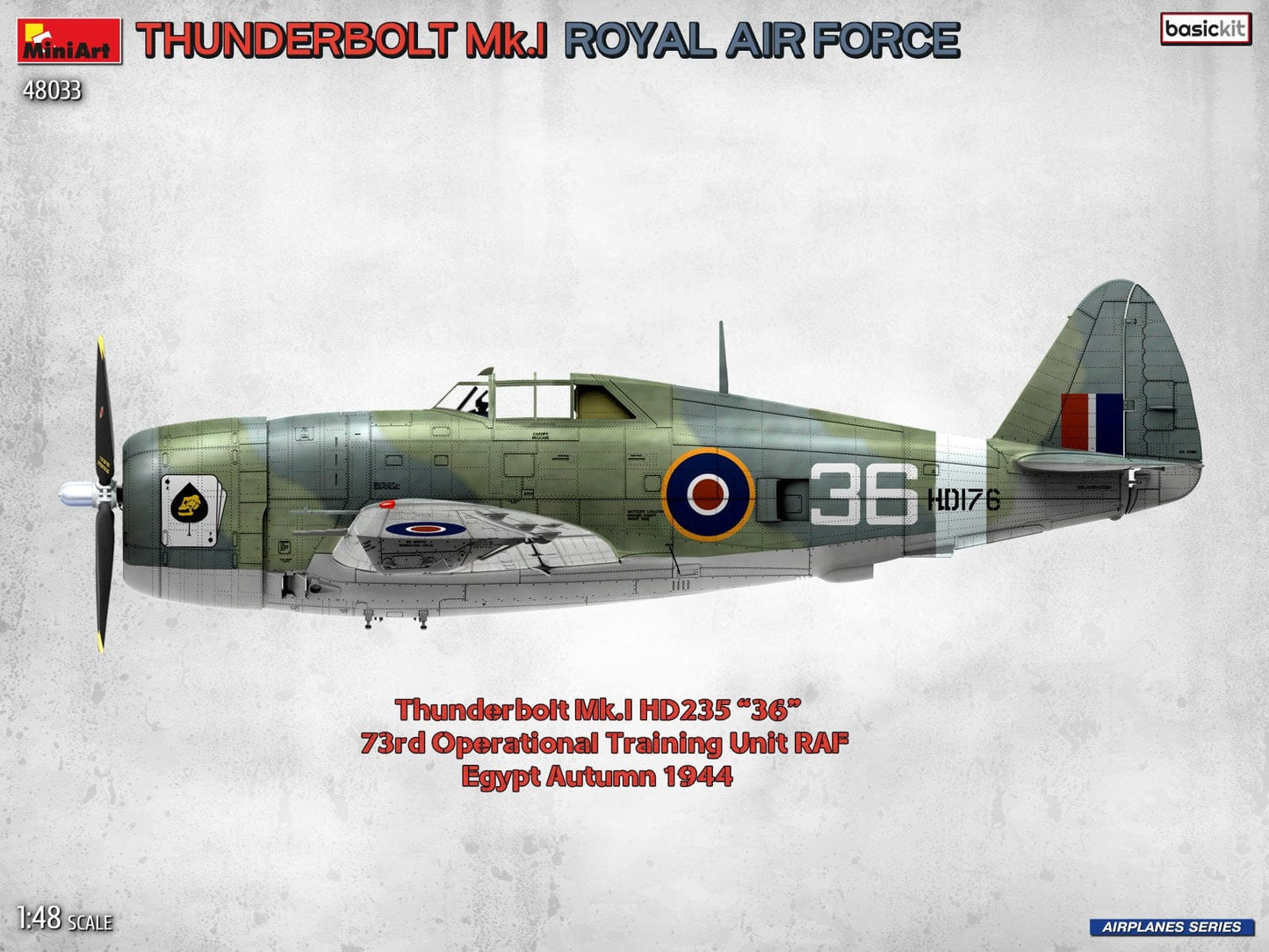 301 - Miniart - 48033 - Republic Thunderbolt Mk I - paint schemes