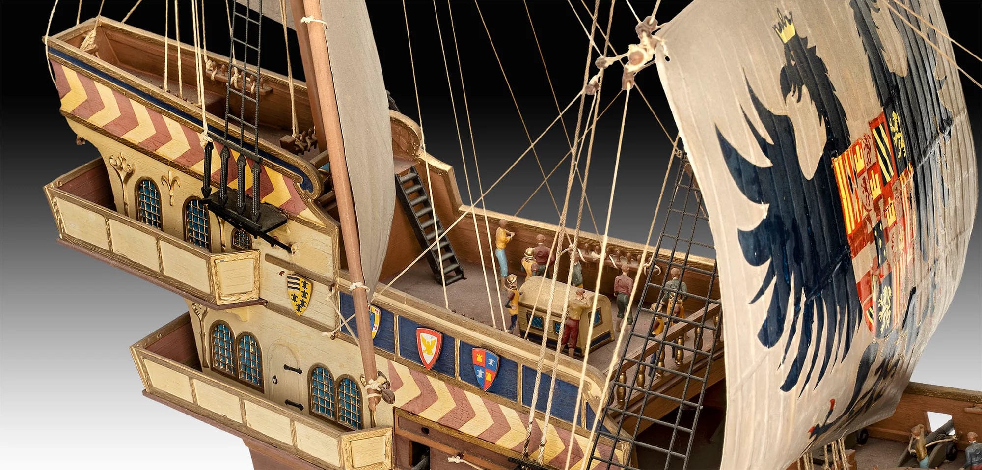 Revell - 05620 - Spanish Galleon - painted model