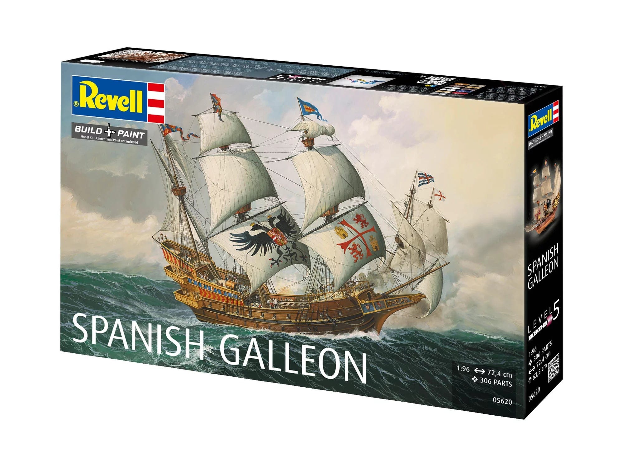 Revell - 05620 - Spanish Galleon - box front left angle