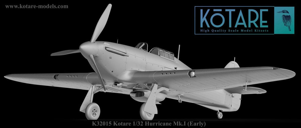 500 - Kotare - 32015 - Hawker Hurricane Mk I (early) - digital model