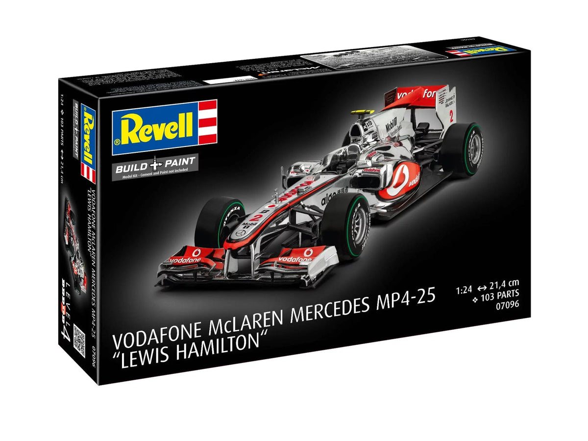 102 - Revell - 07096 - Vodafone McLaren Mercedes MP4-25 ‘Lewis Hamilton’ - box front left angle