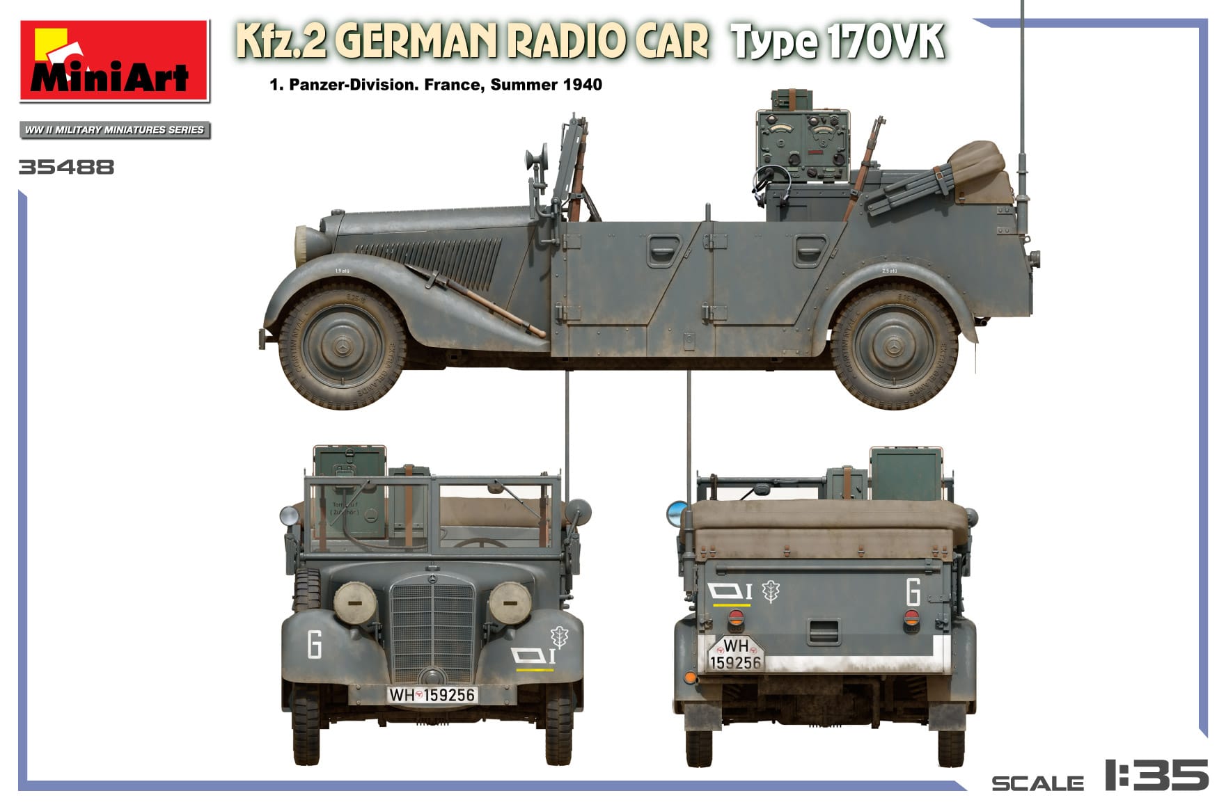 Miniart - 35488 - Mercedes-Benz 170 VK Kfz. 2 - digital model