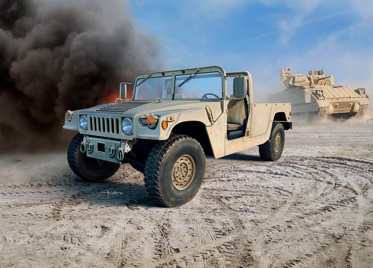 150 - Revell - 03366 - HMMWV Humvee M1097A2 - box art