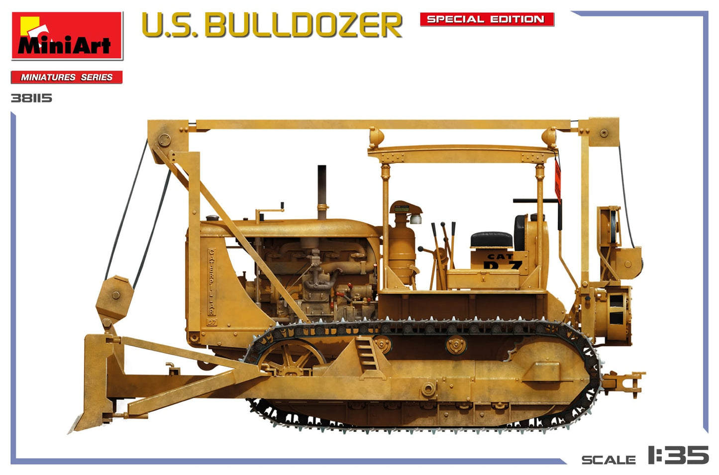 302 - Miniart - 38115 - Caterpillar D7 - paint schemes