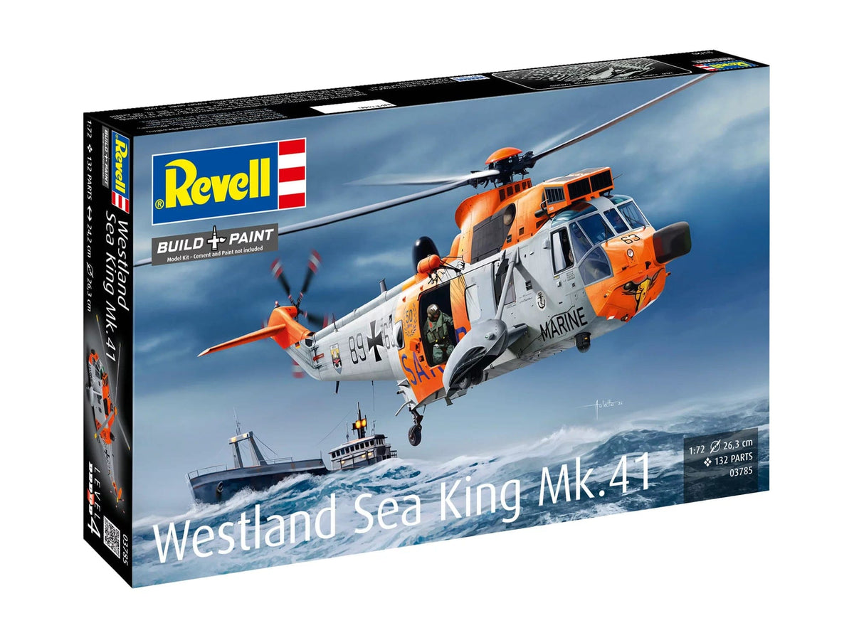 100 - Revell - 03785 - Westland Sea King Mk 41 - box front right angle