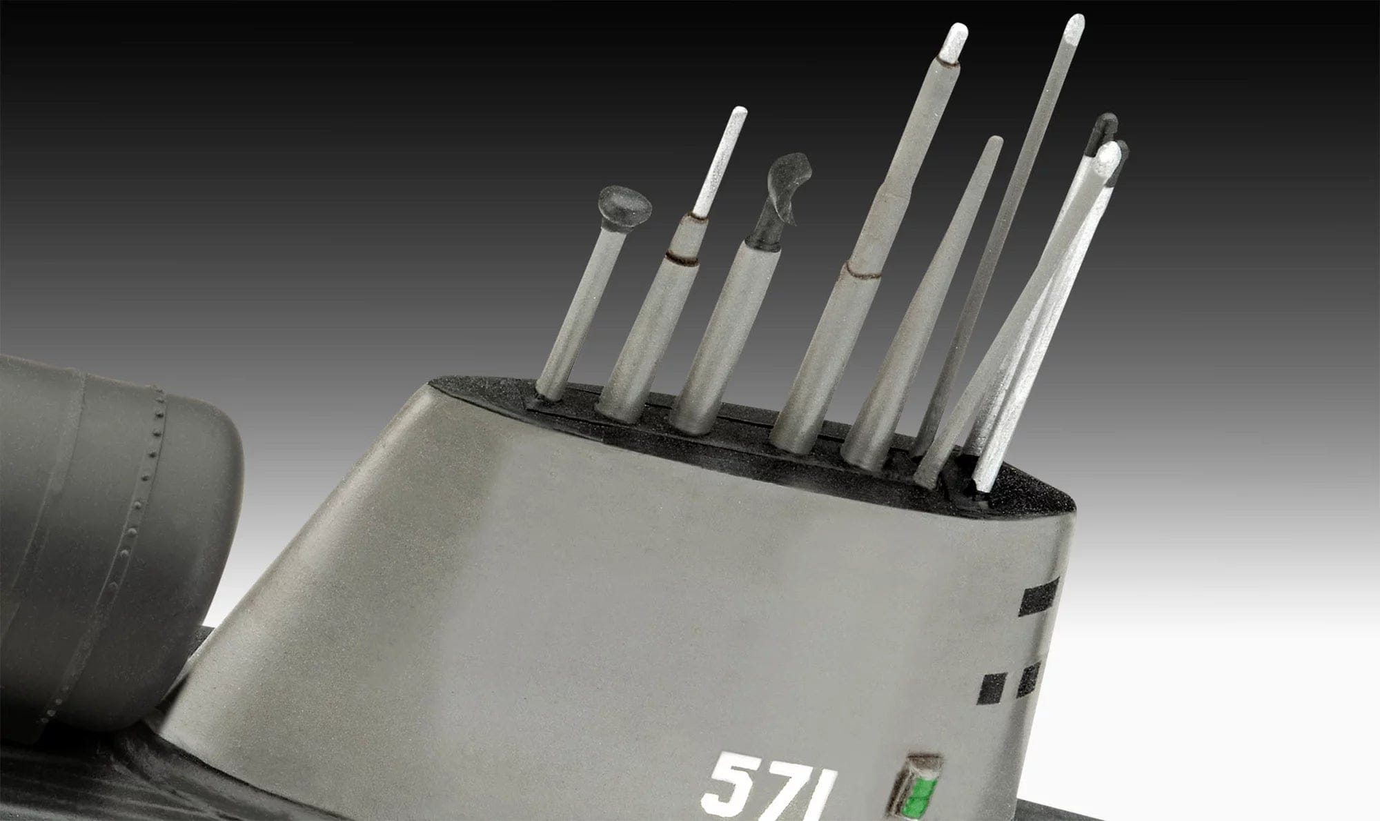 Revell - 05184 - USS Nautilus (SSN-571) - painted model