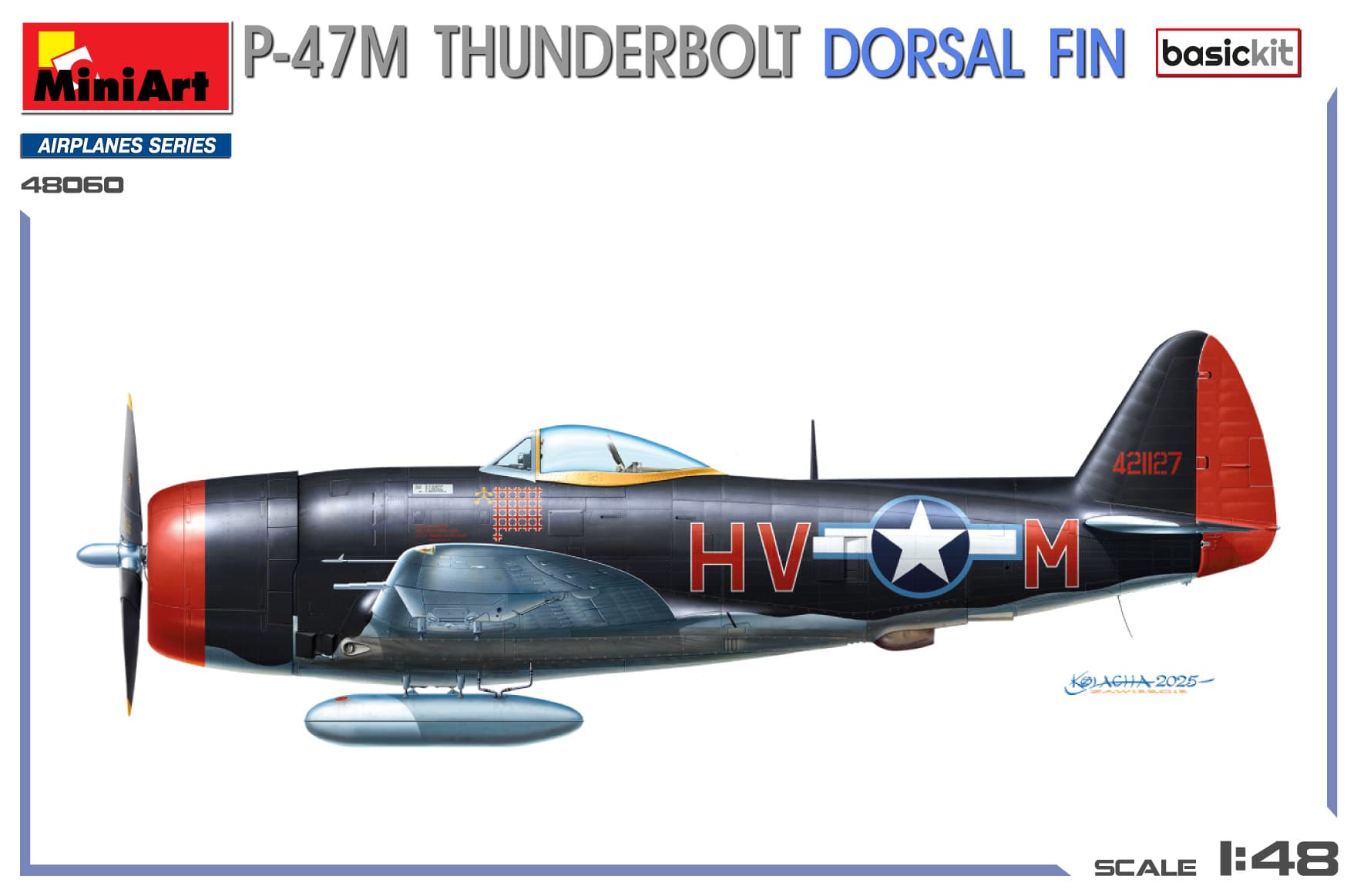 Miniart - 48060 - Republic P-47M Thunderbolt - paint schemes