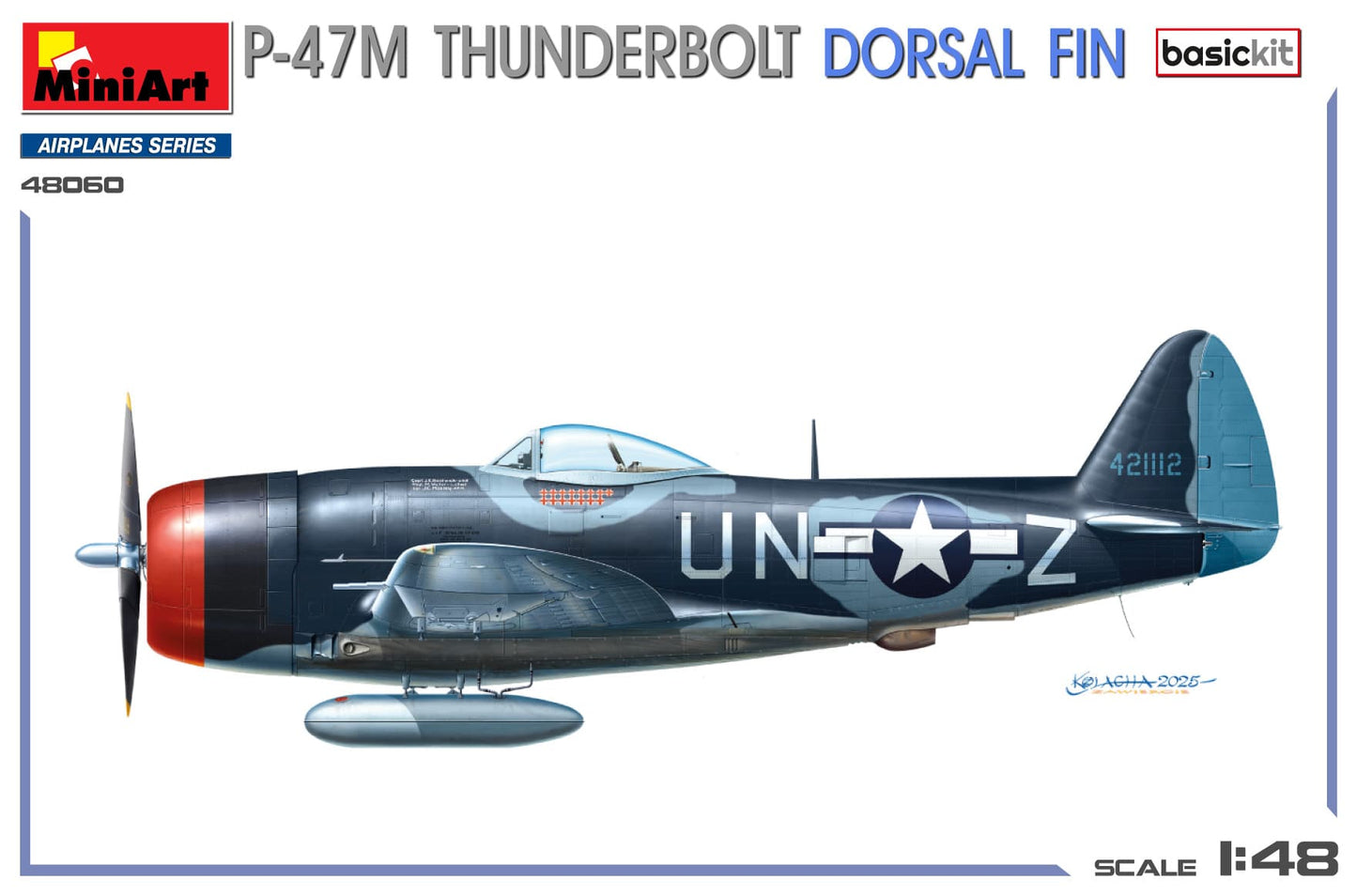 301 - Miniart - 48060 - Republic P-47M Thunderbolt - paint schemes