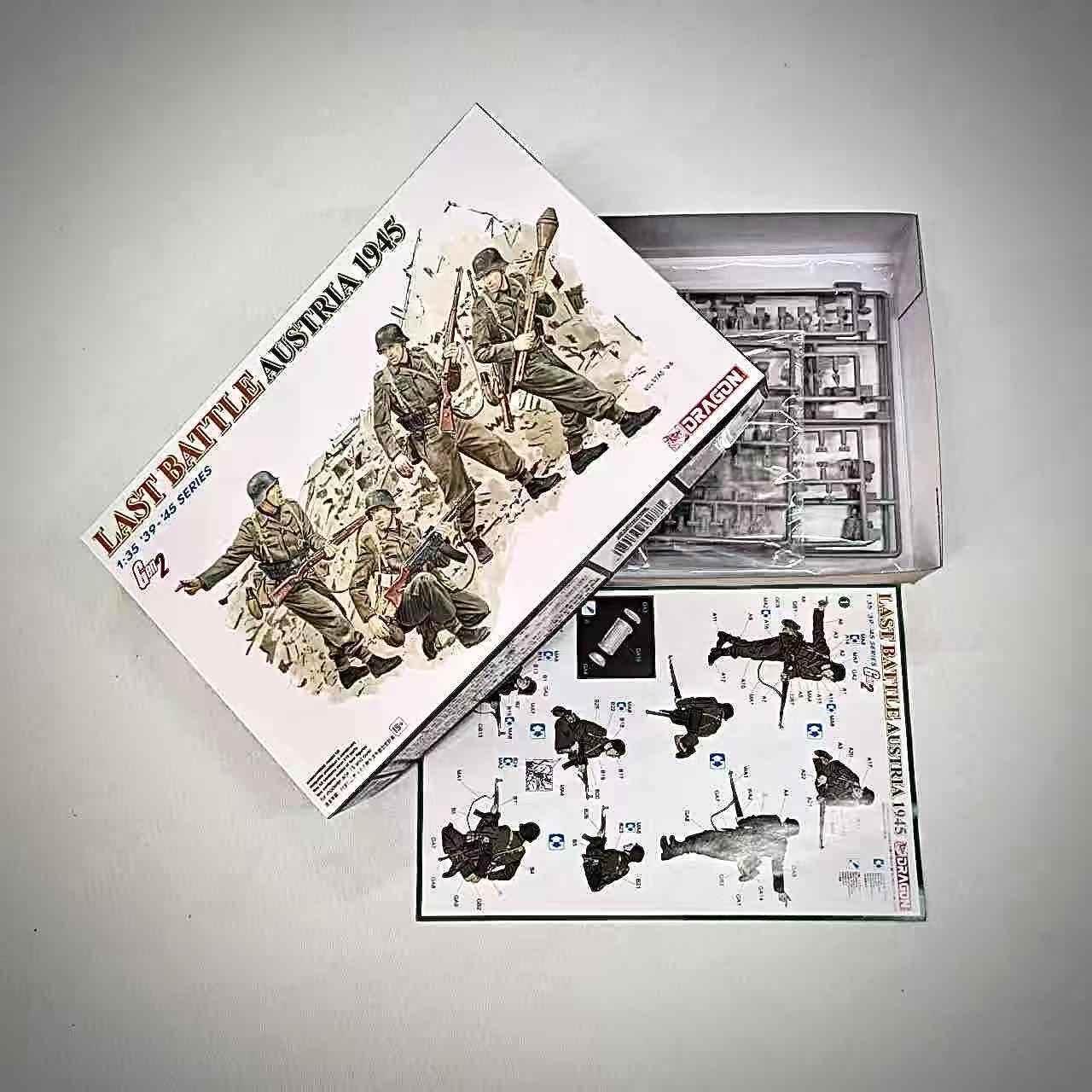 Dragon - 6278 - German Infantry (Austria 1945) ‘Last Battle’ - box contents