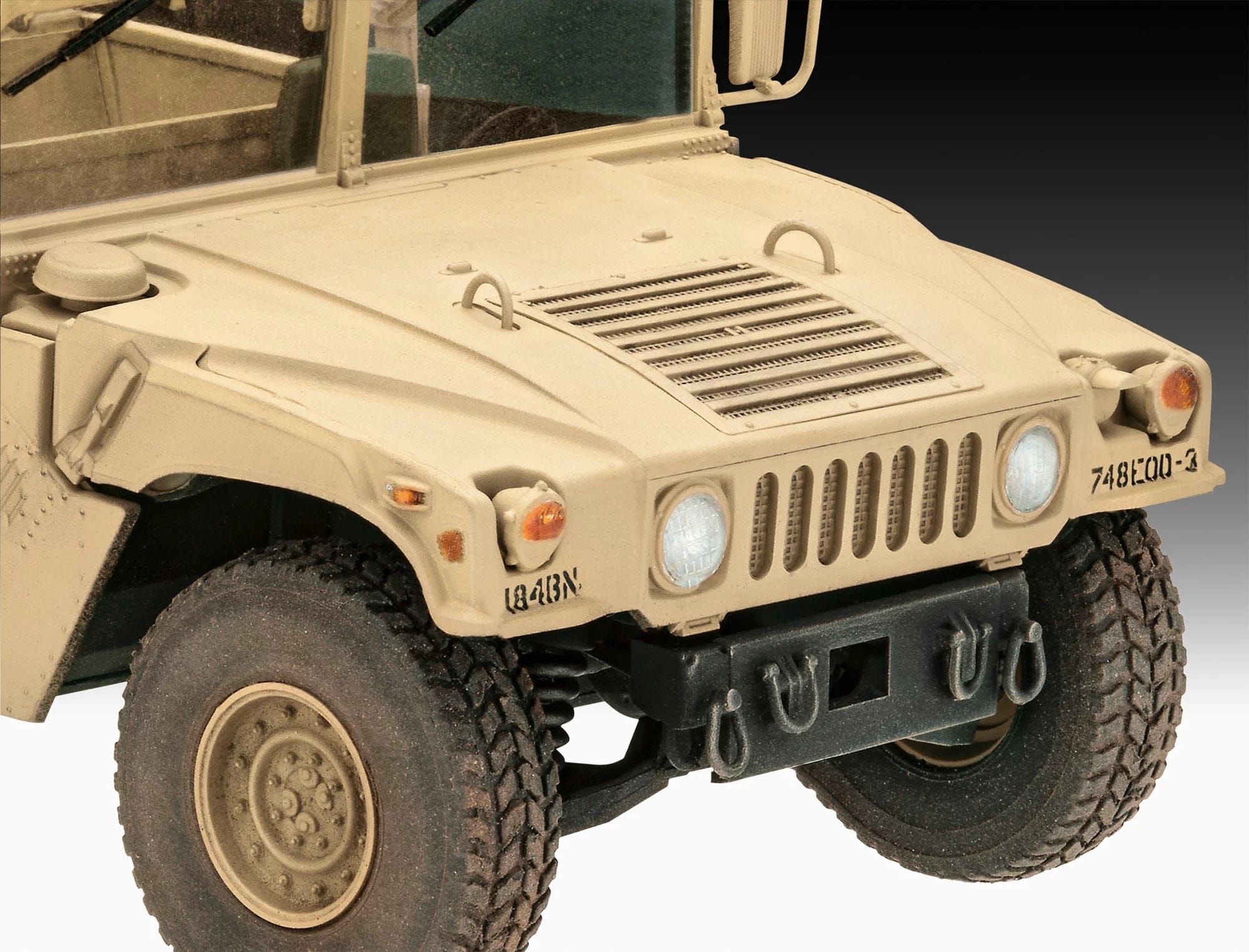 Revell - 03366 - HMMWV Humvee M1097A2 - painted model