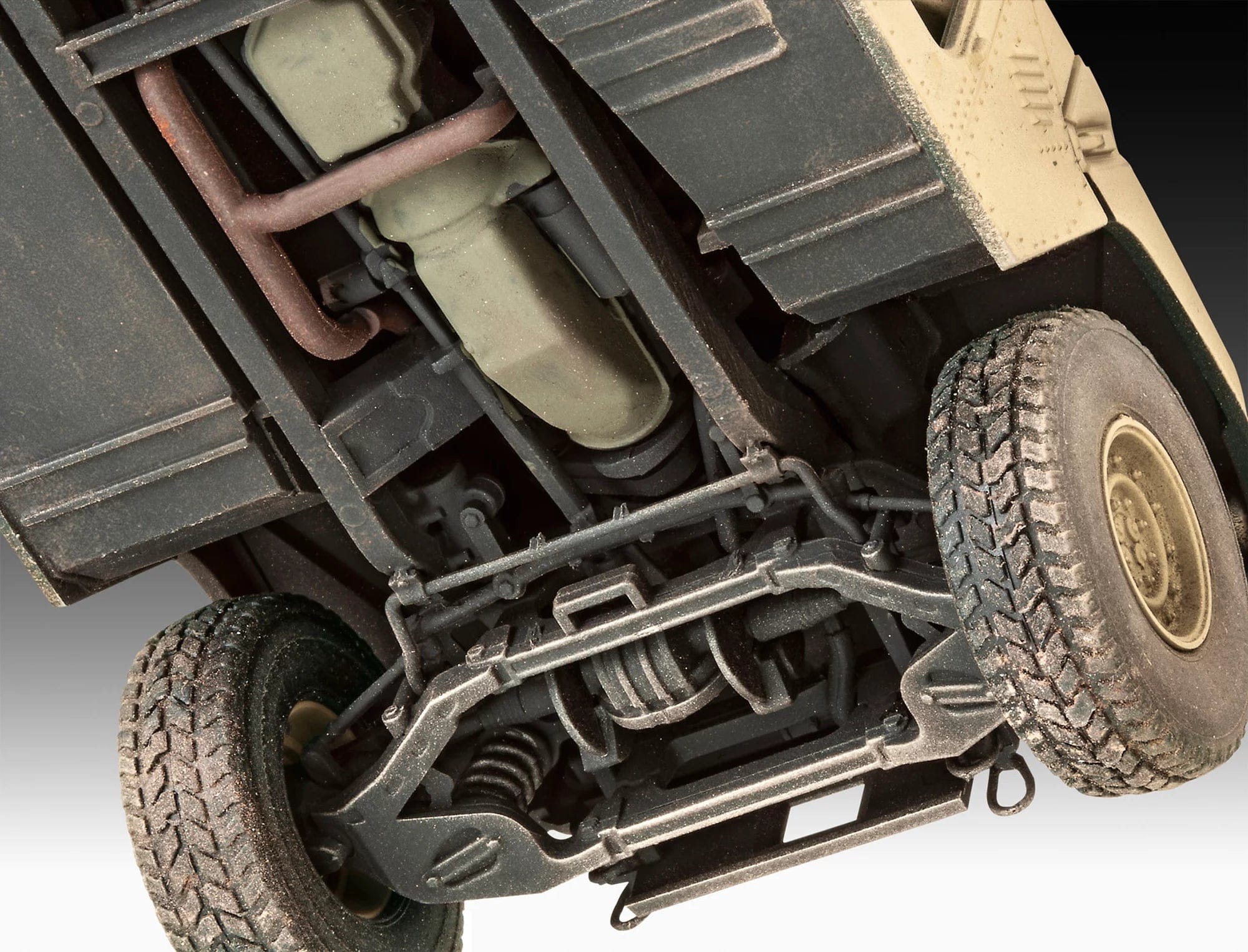 Revell - 03366 - HMMWV Humvee M1097A2 - painted model