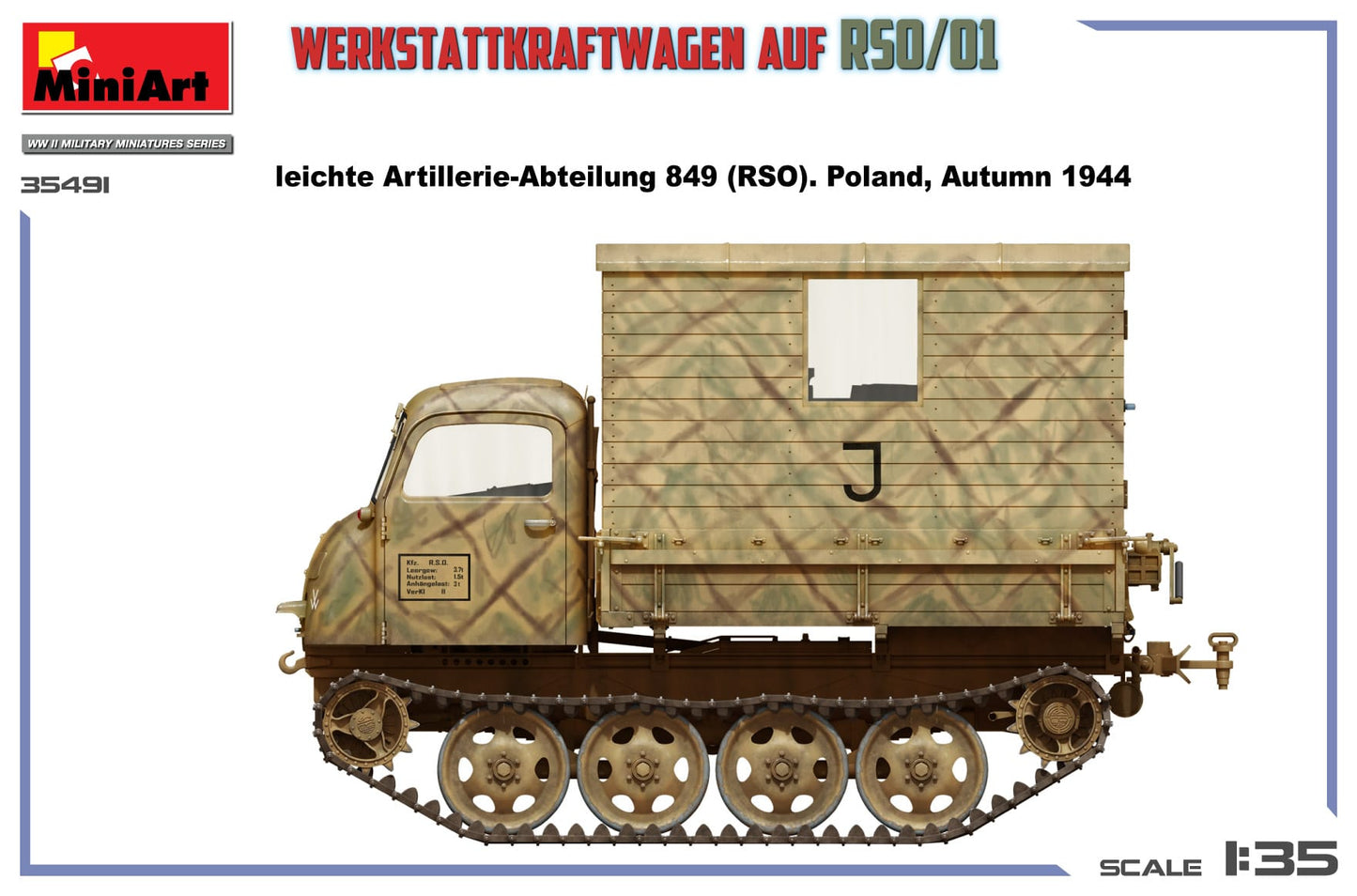 304 - Miniart - 35491 - Werkstattkraftwagen Auf RSO/01 - paint schemes