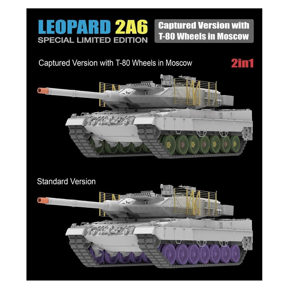 Rye Field Model - 5114 - Leopard 2A6 with T80 Wheels - digital model