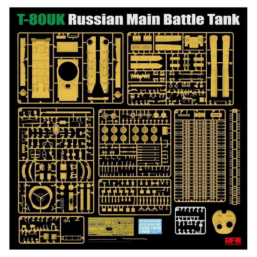 Rye Field Model - 5115 - T-80UK - sprue