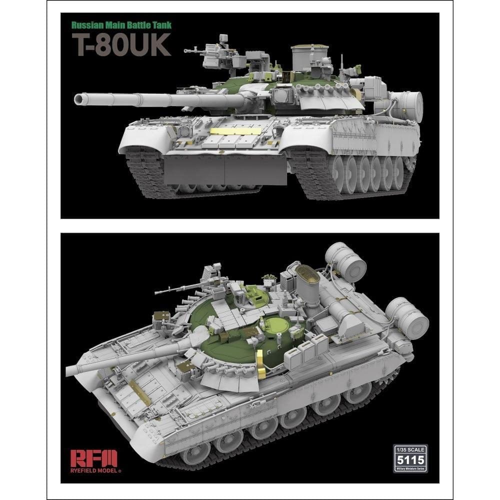 500 - Rye Field Model - 5115 - T-80UK - digital model