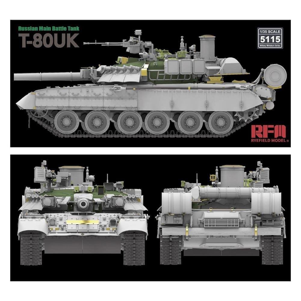 Rye Field Model - 5115 - T-80UK - digital model