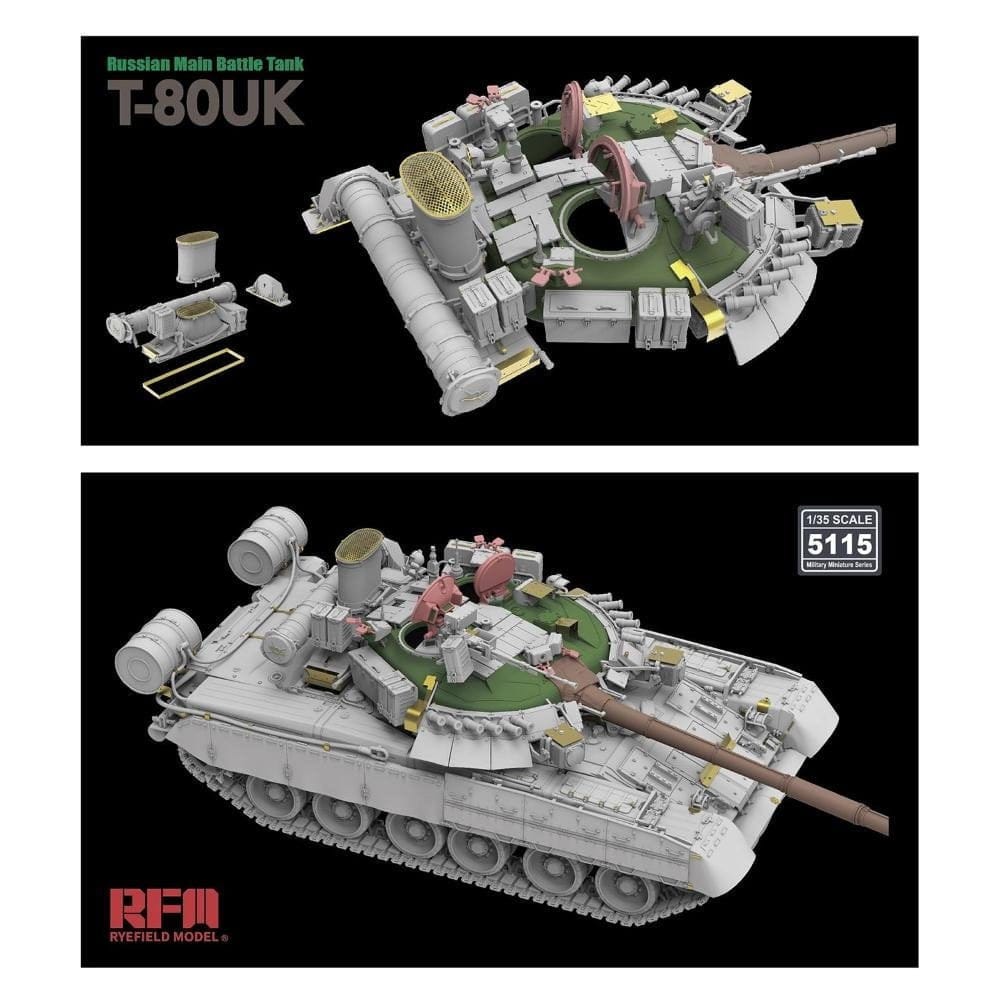 Rye Field Model - 5115 - T-80UK - digital model