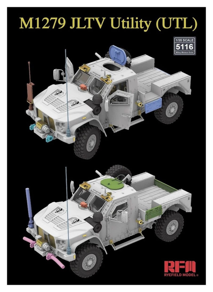Rye Field Model - 5116 - Oshkosh M1279 JLTV Utility - digital model