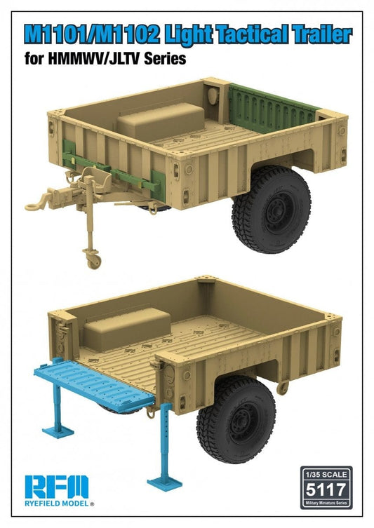 010 - Rye Field Model - 5117 - M1101/M1102 Light Tactical Trailer - primary image