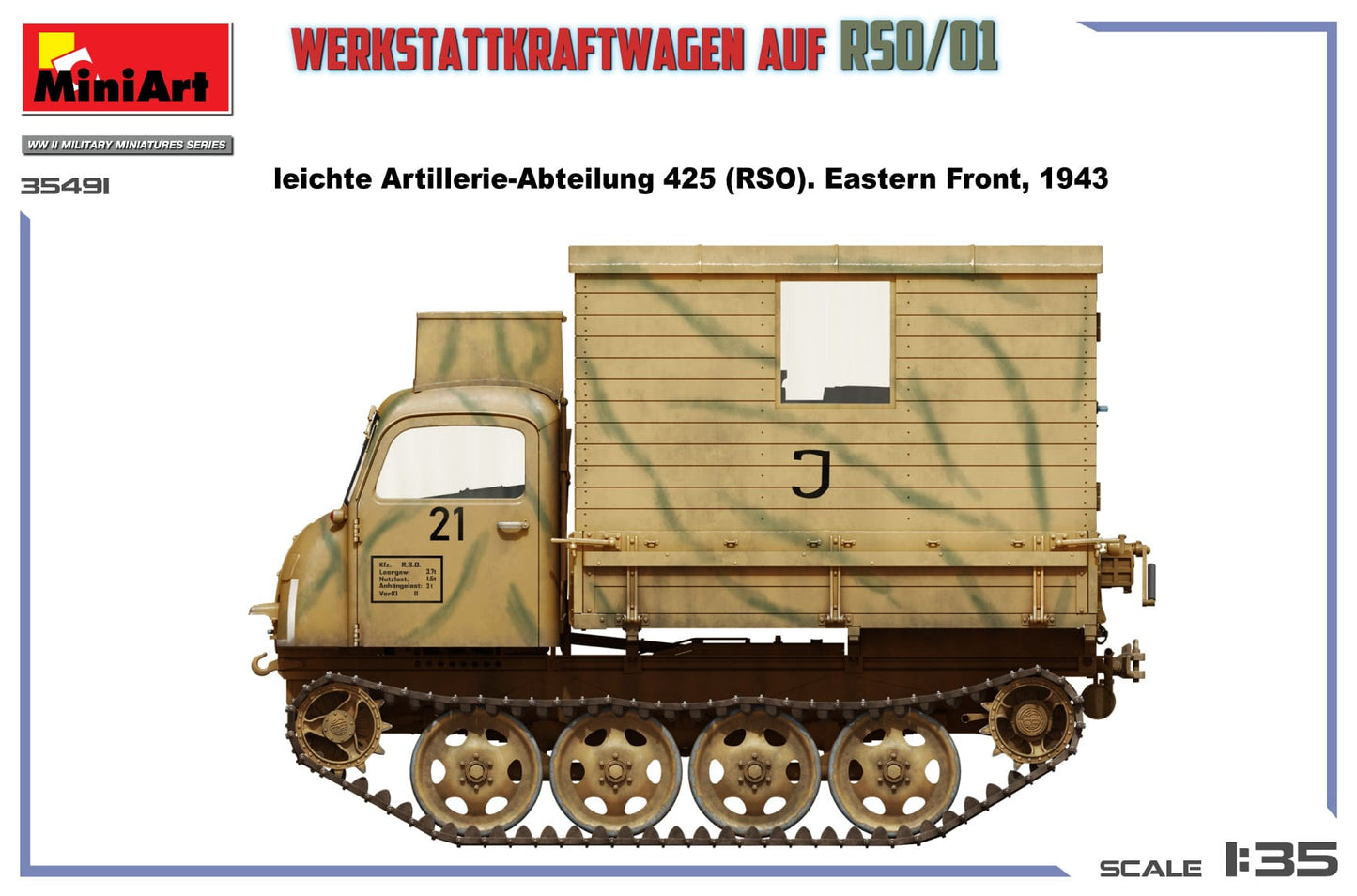 300 - Miniart - 35491 - Werkstattkraftwagen Auf RSO/01 - paint schemes