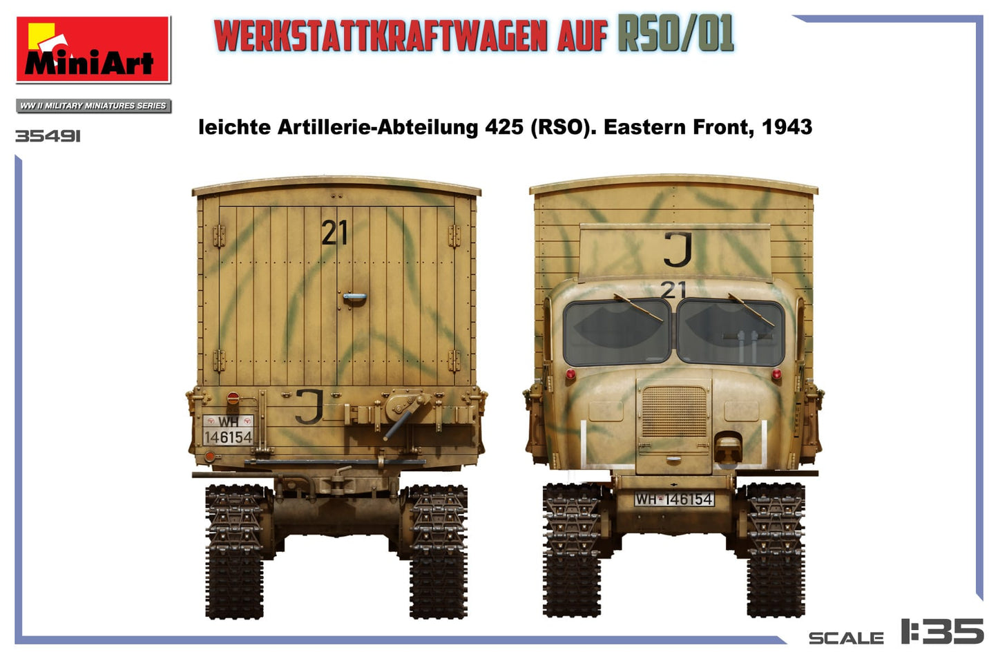 301 - Miniart - 35491 - Werkstattkraftwagen Auf RSO/01 - paint schemes