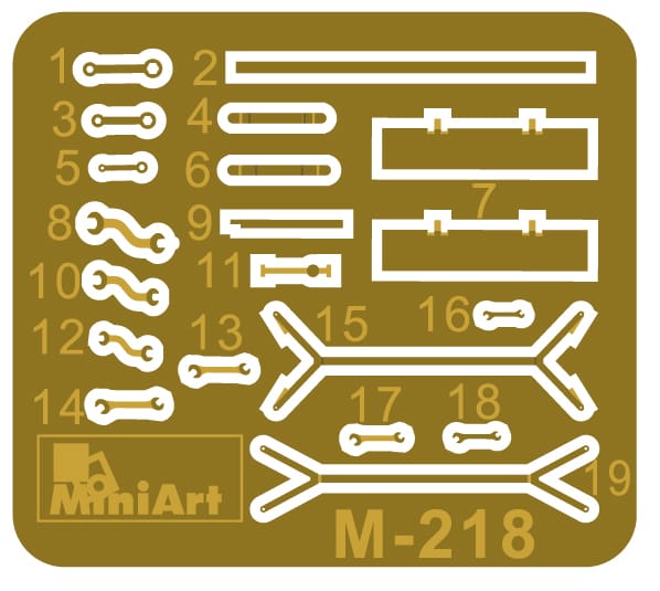 Miniart - 49024 - German and Romanian Pilots with Ground Staff - photo-etched parts
