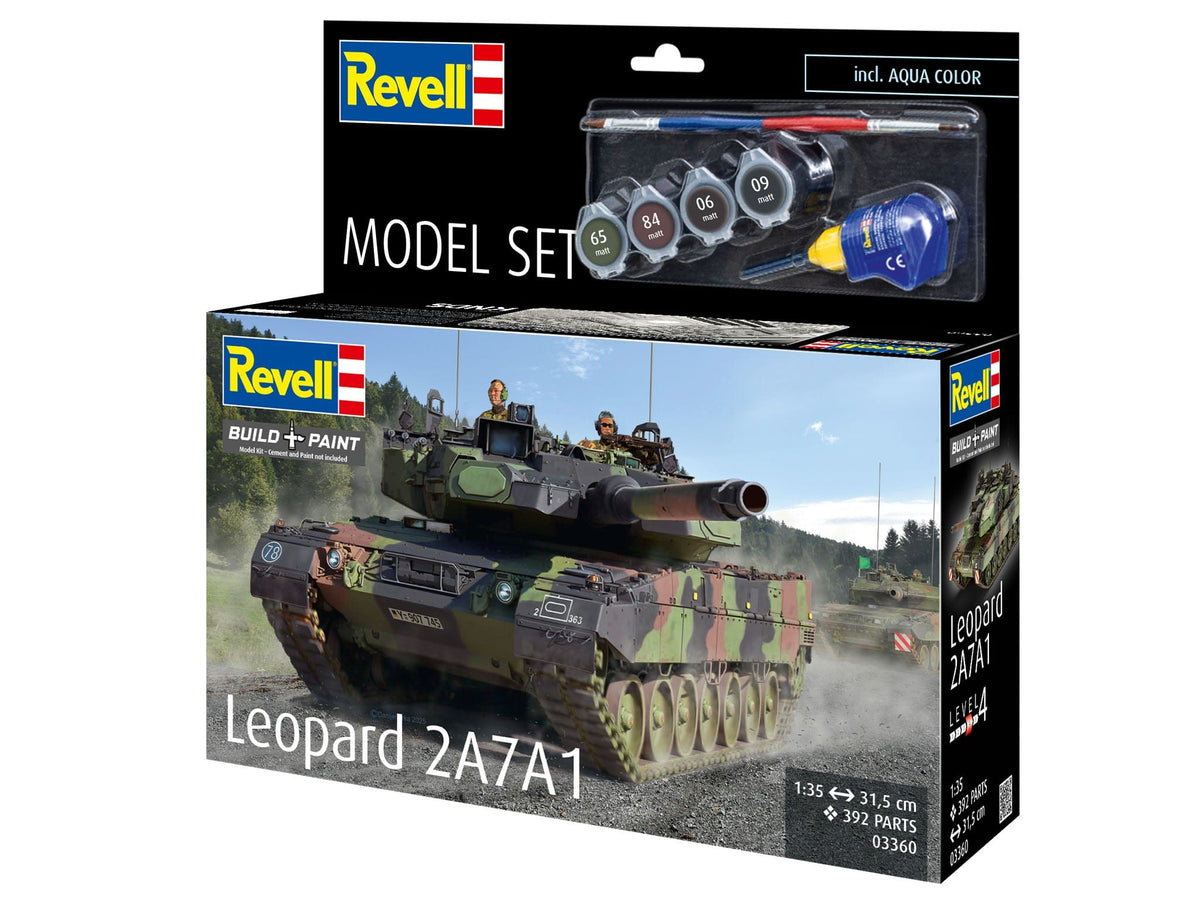 102 - Revell - 63360 - Leopard 2A7A1 [model set] - box front left angle