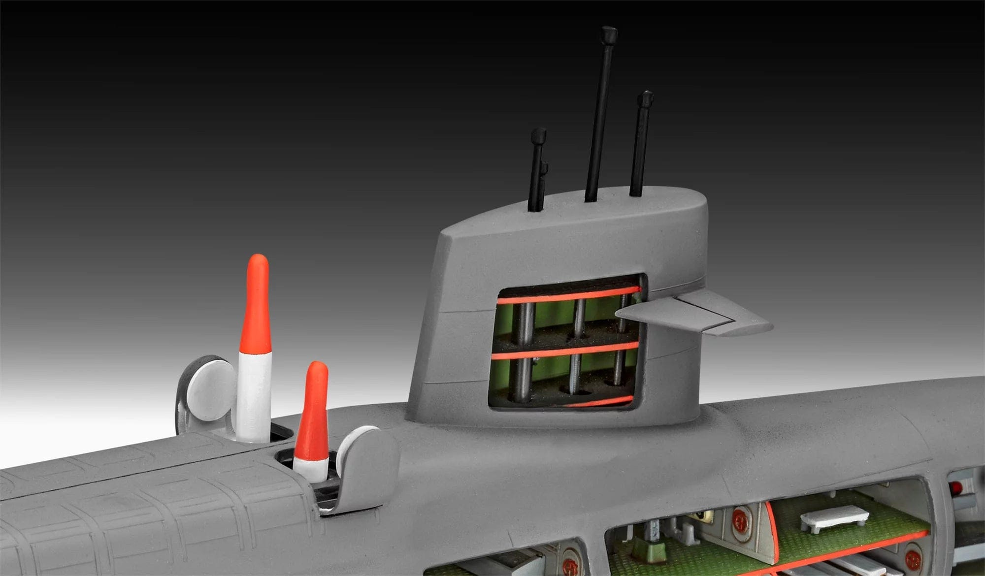 Revell - 05177 - USS Abraham Lincoln (SSBN-602) - painted model