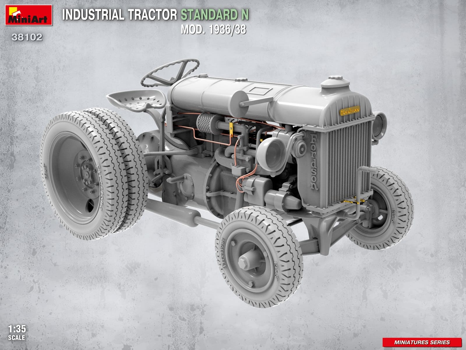 Miniart - 38102 - Fordson Model N Industrial (1936-38) - digital model