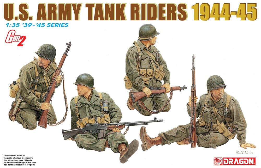 010 - Dragon - 6378 - United States Tank Riders (1944-45) - primary image